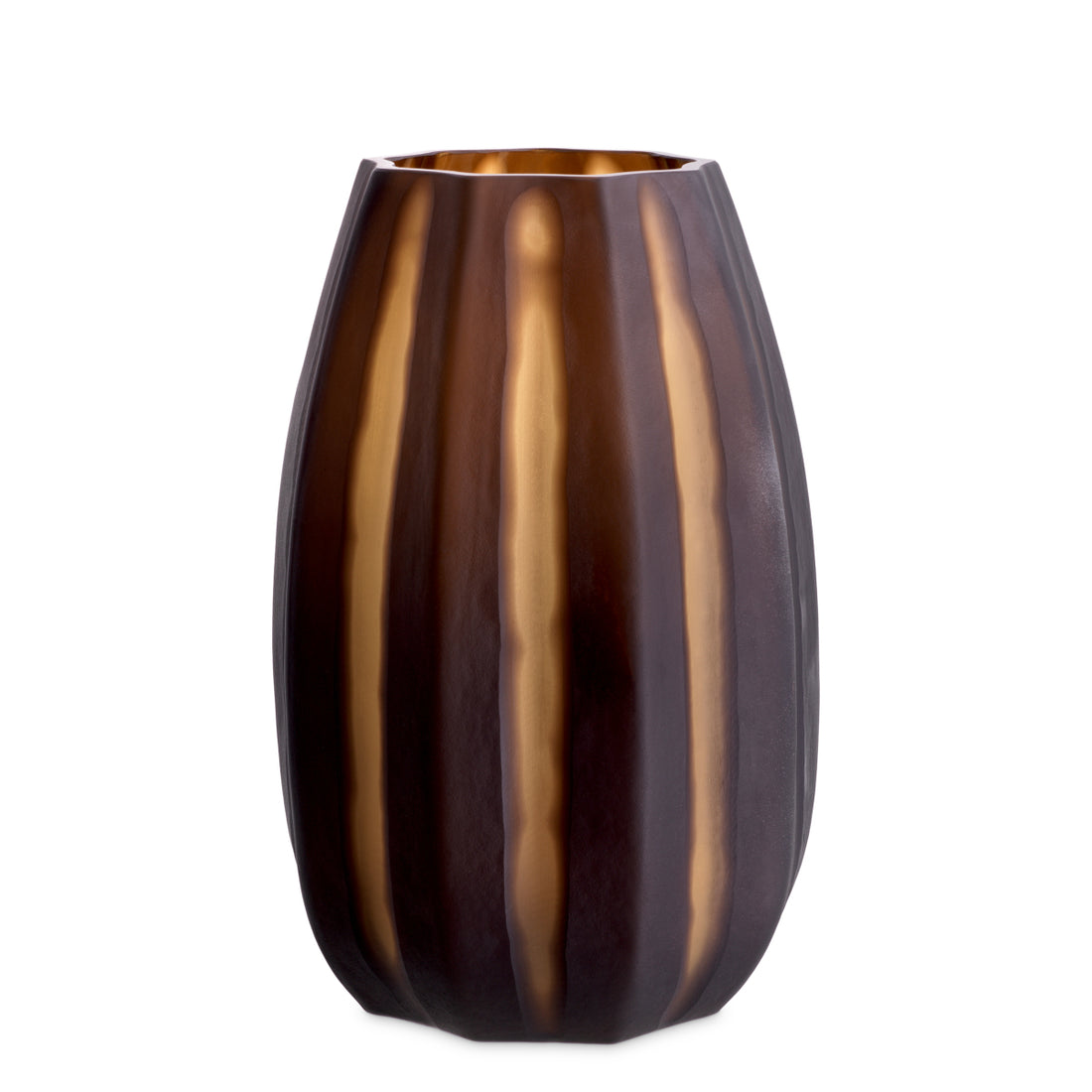 Vase Tiara S dark brown