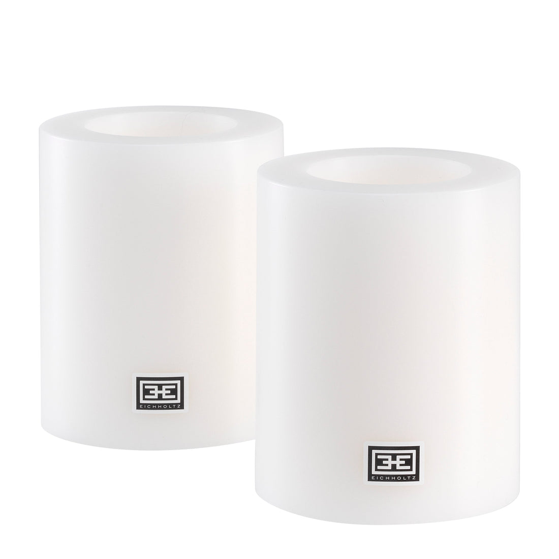 Artificial Candle ø 10 x H. 12 cm  Set Of 2 *EXPO