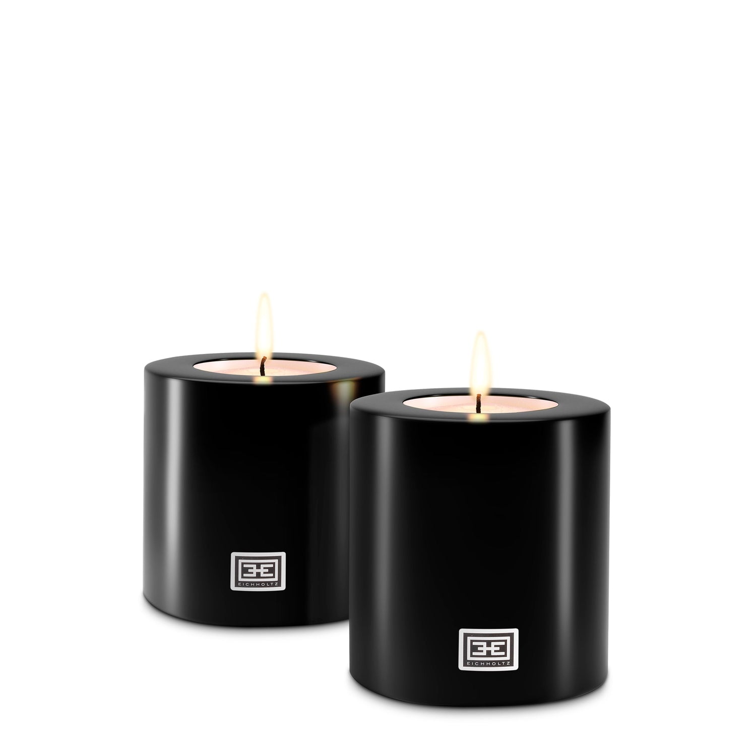 Artificial Candle ø 10 x H. 12 cm  Set Of 2 *EXPO