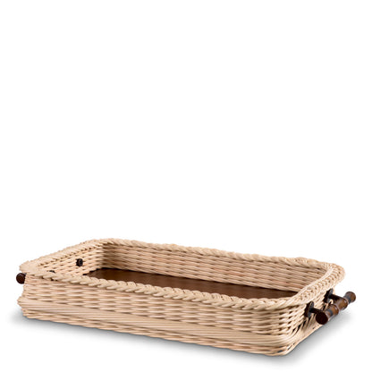 Tray Fourt S natural rattan