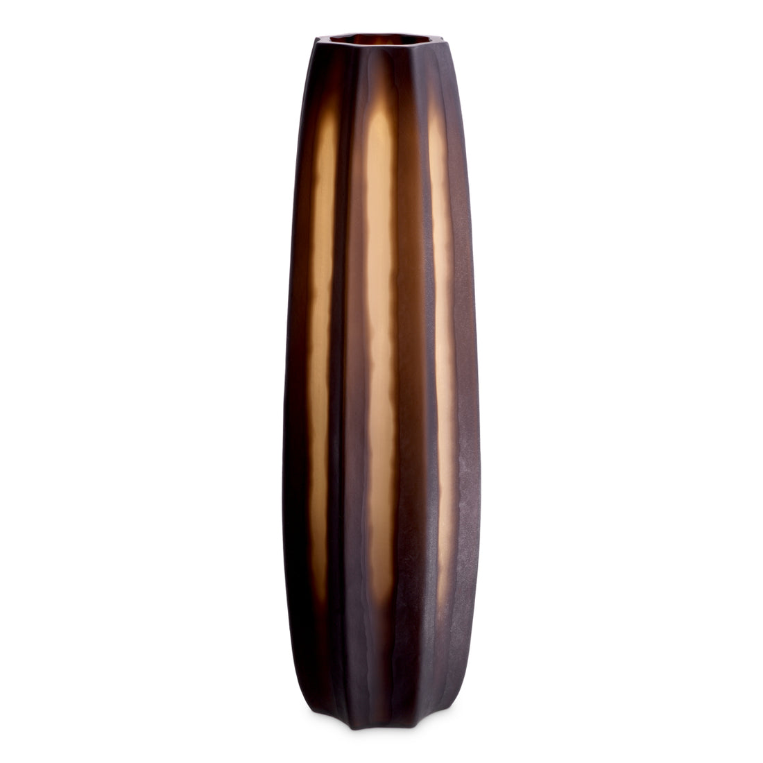 Vase Tiara L dark brown