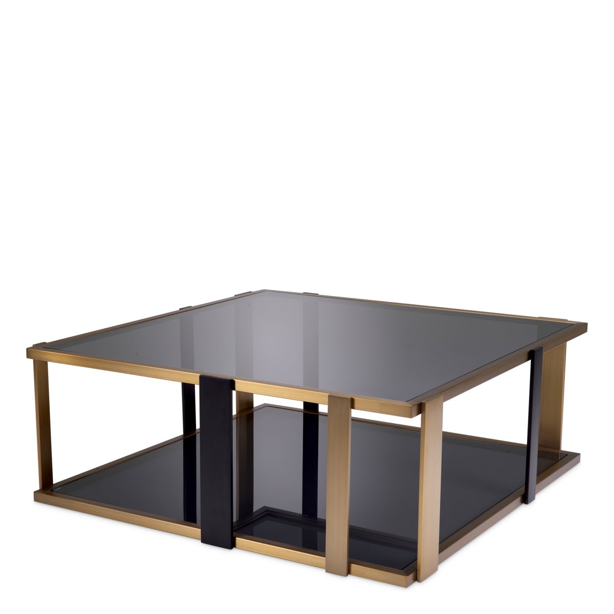 Coffee Table Clio brushed brass finish