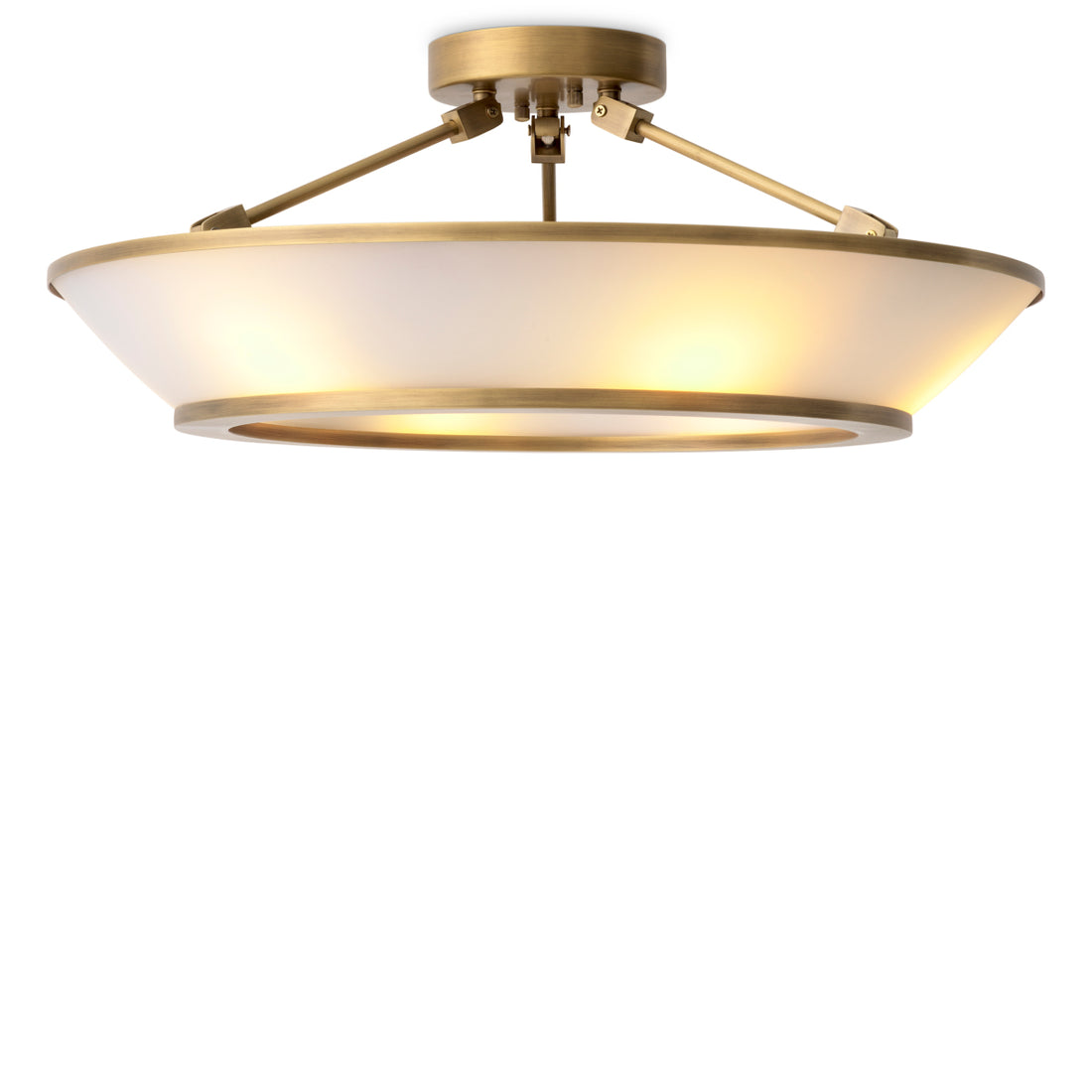 Ceiling Lamp Ferette antique brass finish