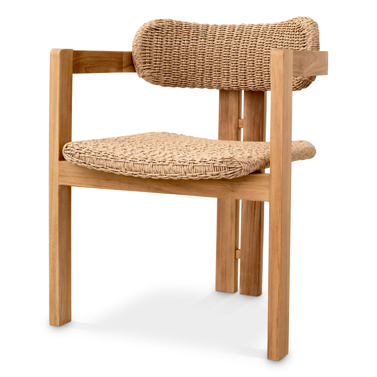 Outdoor Dining Chair Donato natural teak