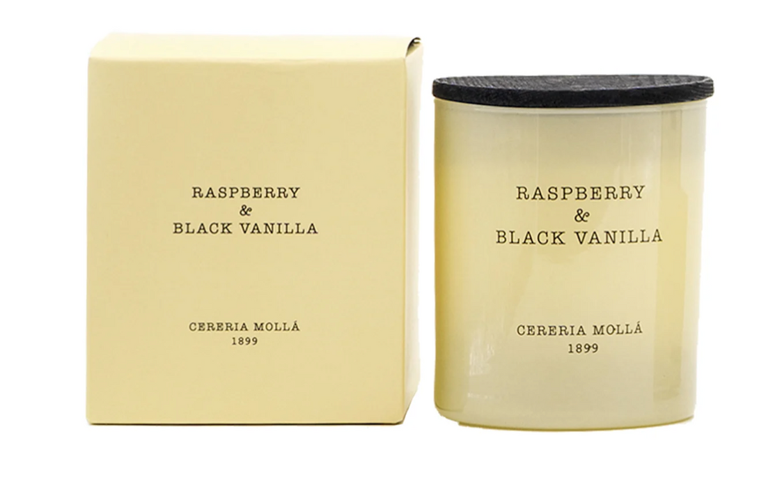 Candle Raspberry &amp; Black Vanilla  230g