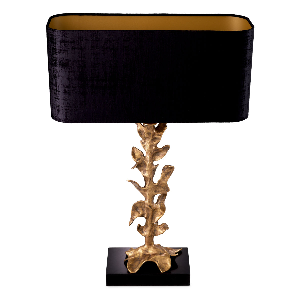 Table Lamp Scalo vintage brass finish incl shade