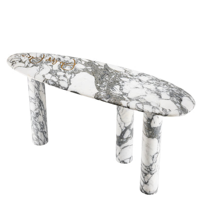 Mesa de mesa de consola mármol