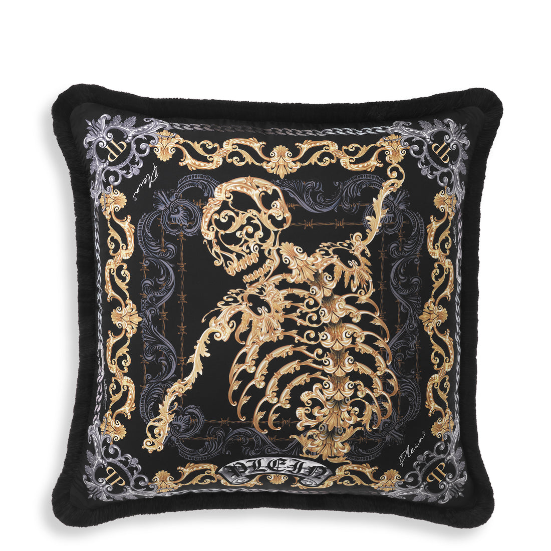 Cushion Silk Skeleton 50 x 50 cm